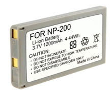 Konica Minolta NP-200 replacement battery 3.7v Li-Ion