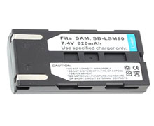 Samsung SB-LSM80 replacement battery 7.4v 820mAh Li-Ion