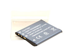 Replaces Sony NP-BN1 lithium ion battery for Sony digital cameras and camcorders.