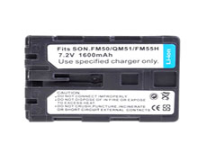 sony NP-FM50 NP-FM51 NP-FM30 replacement battery 7.2v 1450mAh Li-Ion