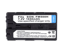 Sony NP-FM500H rechargeable replacement lithium ion battery