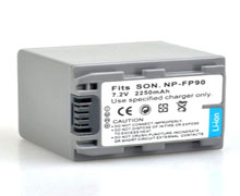 sony np-fp90 replacement battery 7.2v 2600mAh Li-Ion